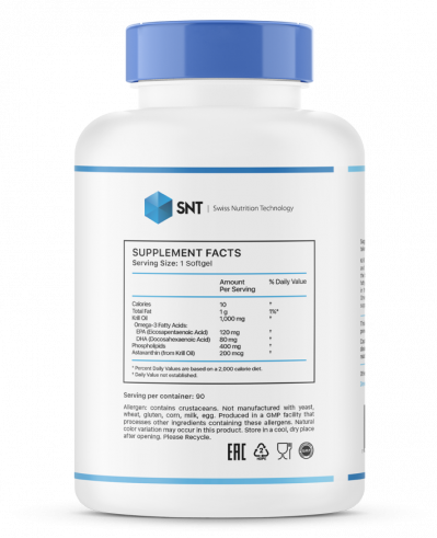 SNT Krill Oil, 90 капсул