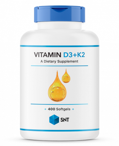 SNT Vitamin D3 + K2 2000 IU, 400 капсул