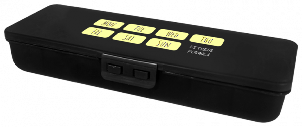 Fitness Formula Чёрная таблетница 7 отделений