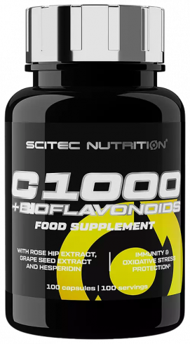 Scitec Nutrition C 1000 + Bioflavonoids, 100 капсул
