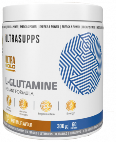 Ultrasupps Ultra Gold L-Glutamine, 300 грамм