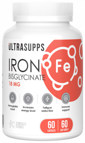 Ultrasupps Iron, 60 капсул