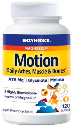 Enzymedica Magnesium Motion 350 mg, 120 капсул