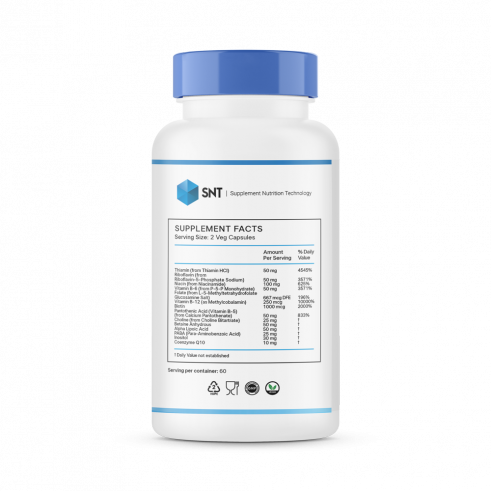SNT Coenzyme B-complex, Коэнзим Б-комплекс, 120 капсул