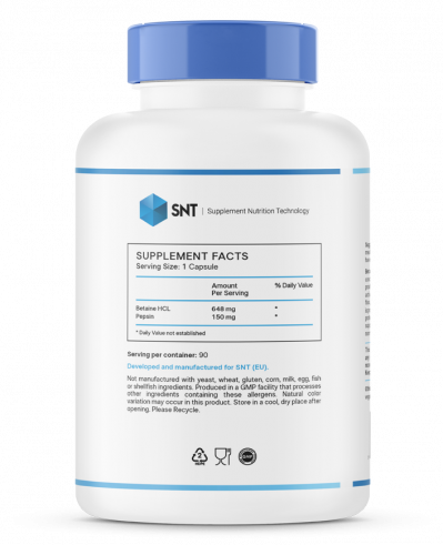 SNT Betaine, Бетаин, 90 капсул