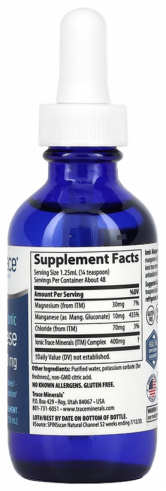 Trace Minerals Ionic Manganese 10 mg, 59 мл