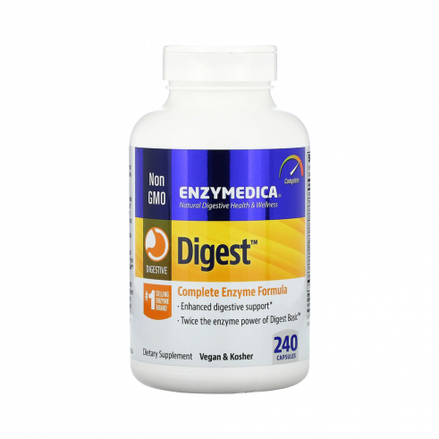 Enzymedica Digest, Дайджест, 240 капсул