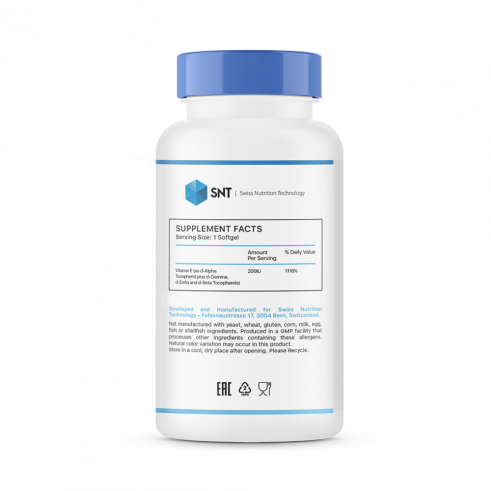 SNT Vitamin E, 180 капсул