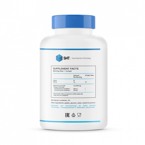SNT Omega-3 Regular, 90 капсул