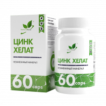 Natural Supp Zinc Chelate, 60 капсул