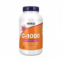 NOW Vitamin C-1000, Витамин С 1000 мг, 250 капсул