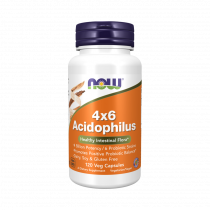 NOW 4х6 Acidophilus, 120 капсул