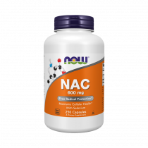 NOW NAC 600 mg, 250 капсул