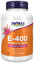 NOW Vitamin E, Натуральный Витамин Е, 250 капсул